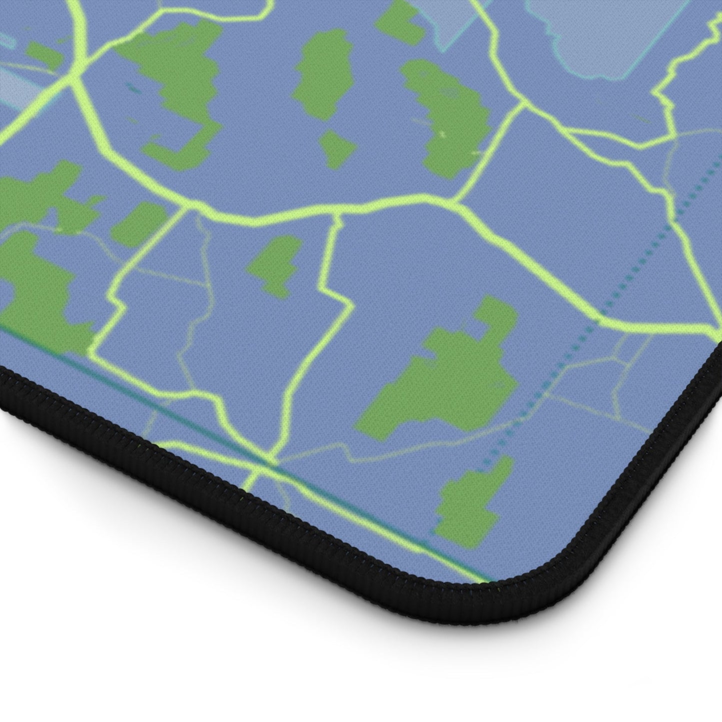 Desk Mat featuring Map of Los Angeles - Updated Title