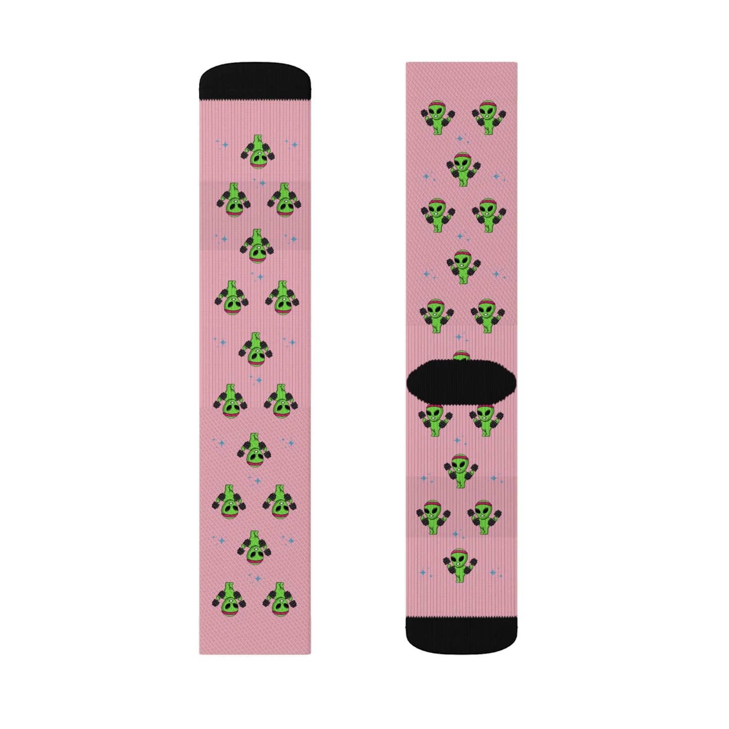 Fun Alien-Themed Novelty Socks for a Galactic Look