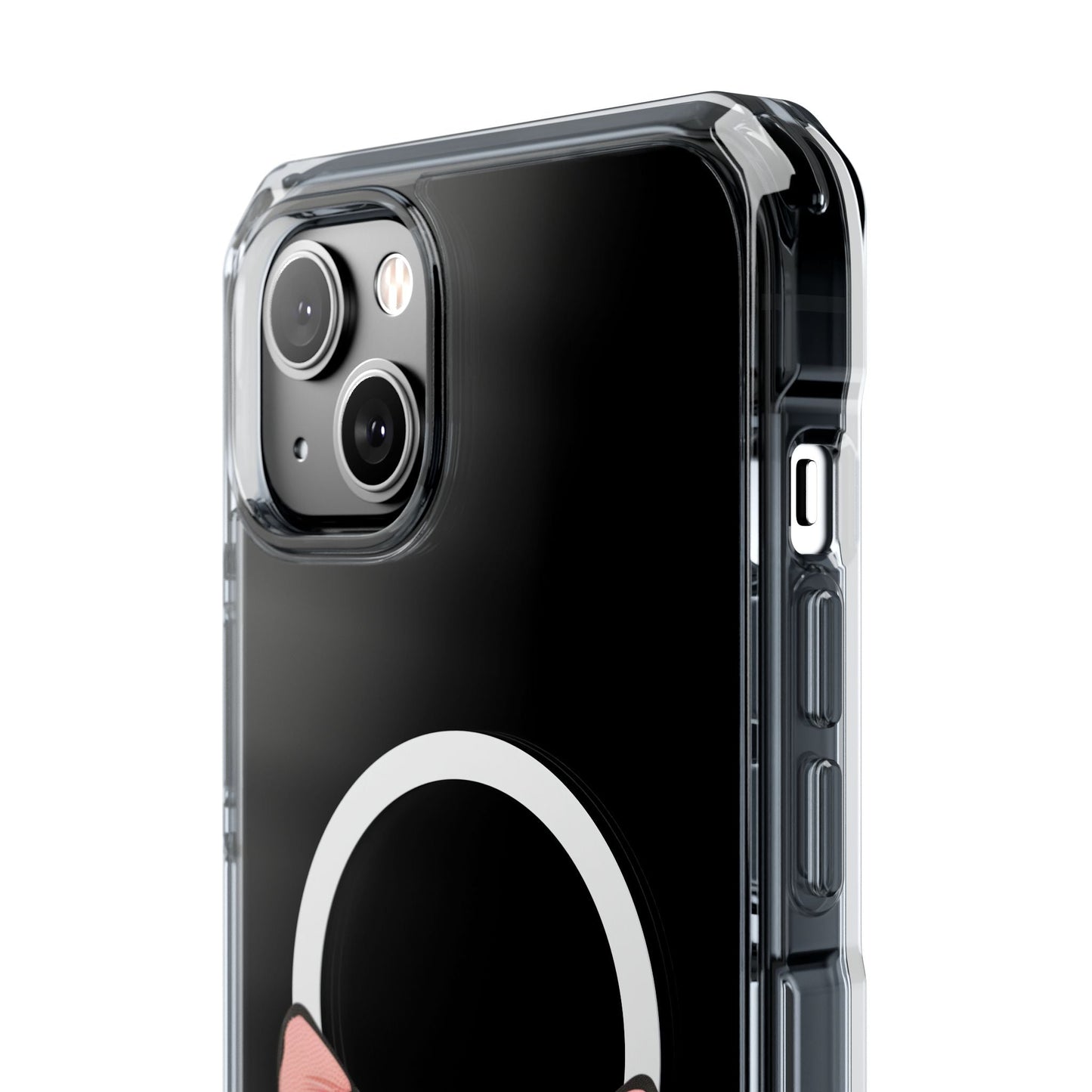 Clear Magnetic Tuxedo Cat Phone Case for iPhone Models