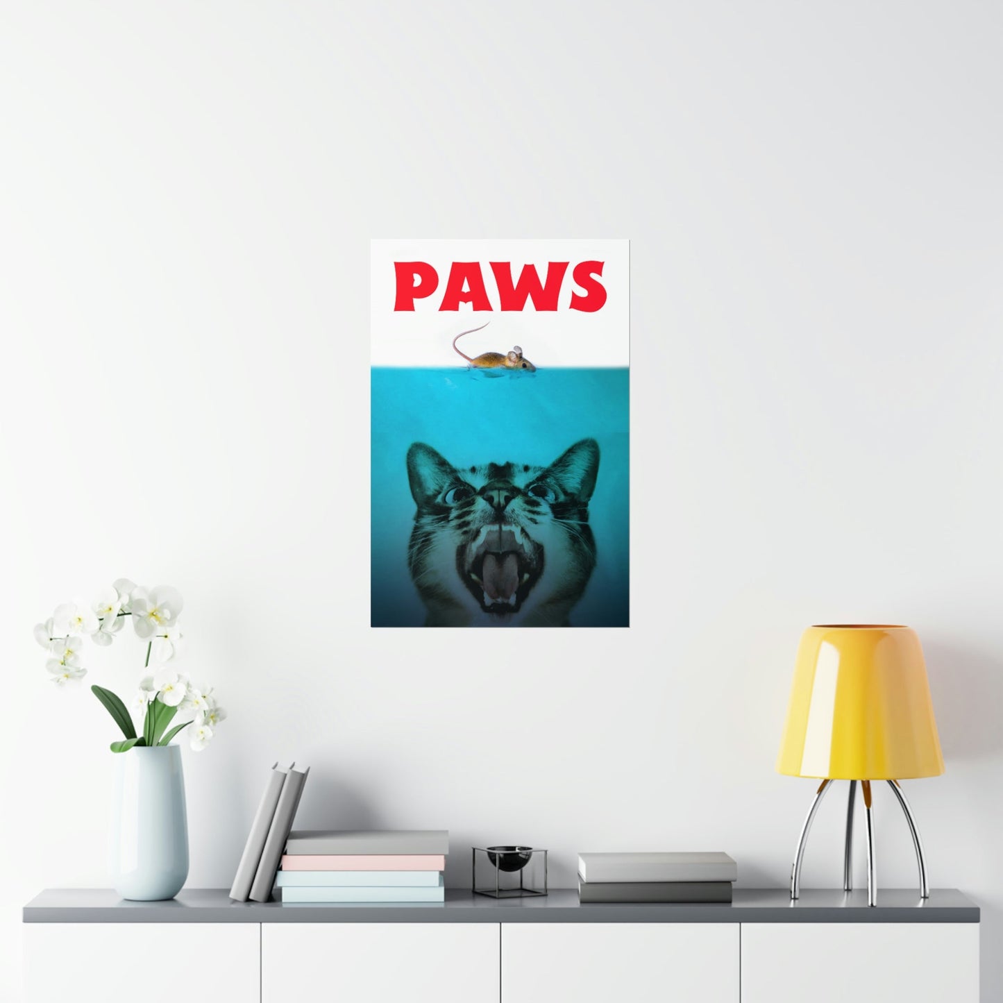 Movie Poster Featuring a Cat and Mouse Theme