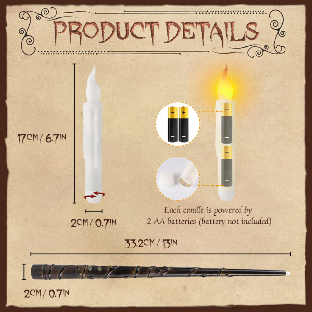Floating Halloween Party Candles with a Whimsical Twist