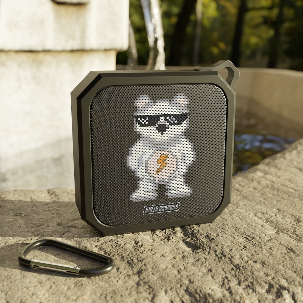 Retro Pixel Waterproof Bluetooth Speaker: Ninja Dragons Edition