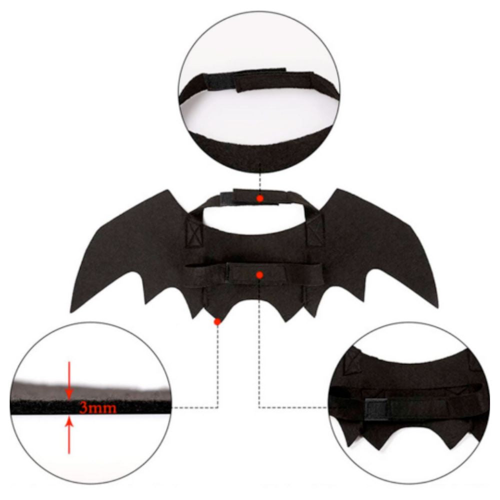 Pet Wings Costume for Halloween - Perfect for Cats and Dogs