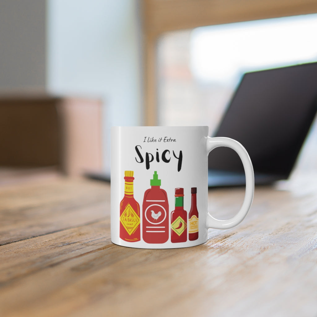 Extra Fiery Mug and Hot Sauce Combo