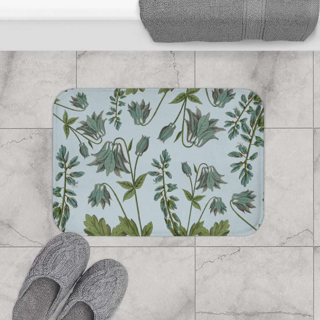 Renew the Meaning of Bluebell Blossoms Bathroom Rug Home Decor