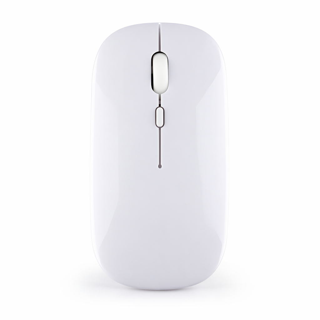 Vibrant Wireless Bluetooth Noiseless Mouse White