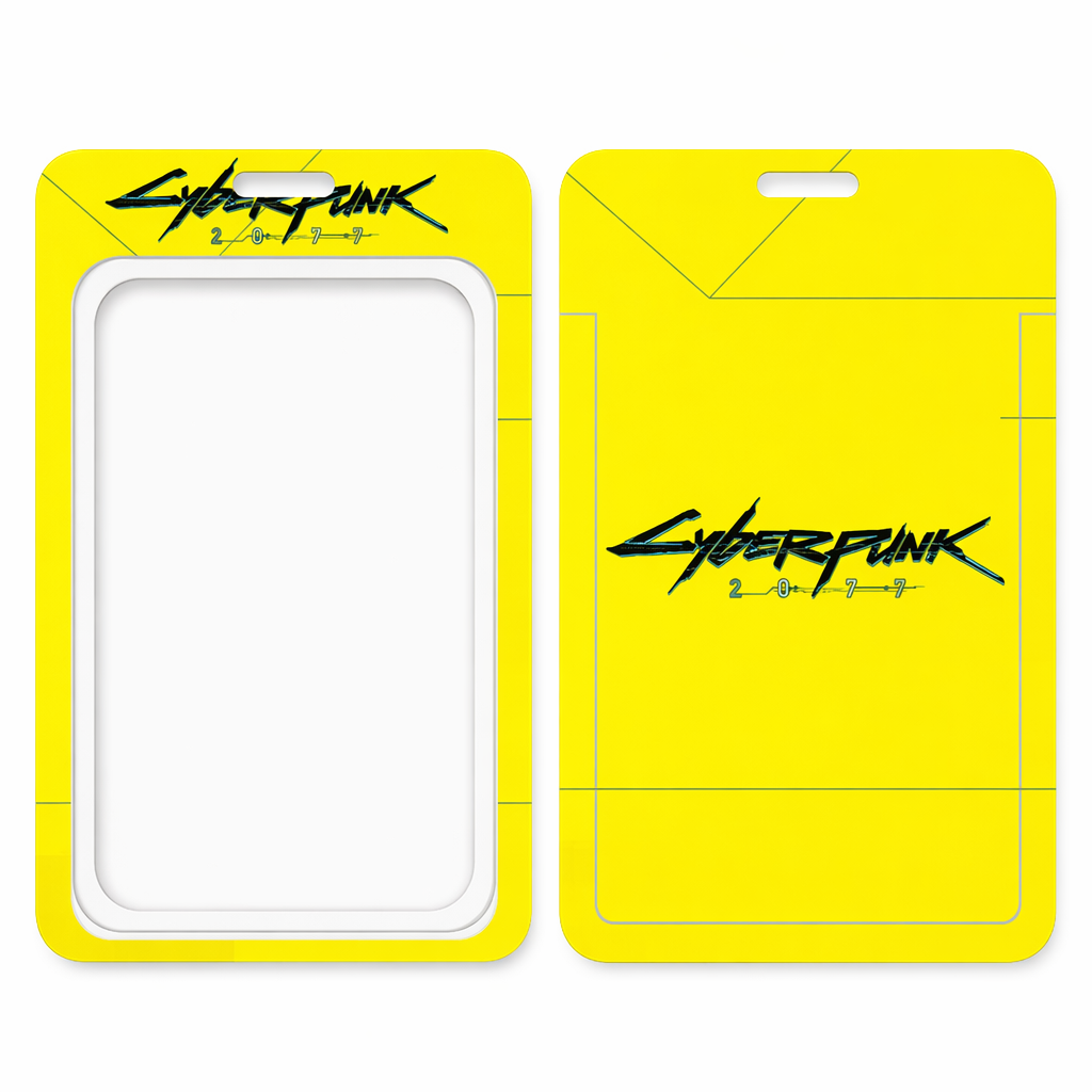 Cyberpunk 2077 Card Holders with Lanyard B