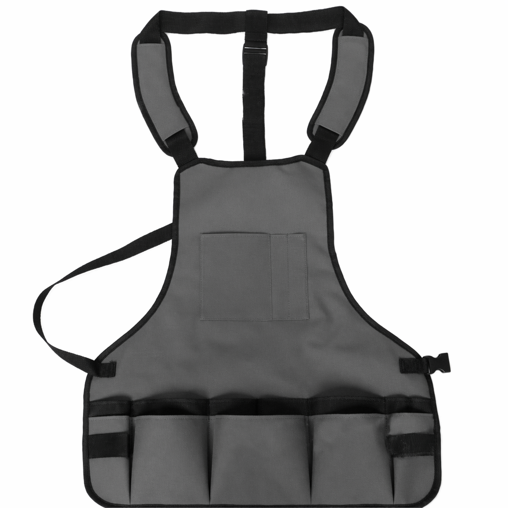 Multipockets Gardening Apron: A Revised Title Silver