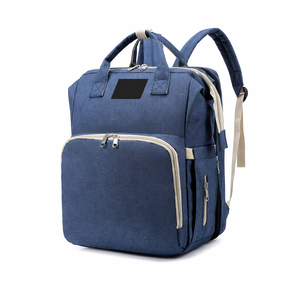 Multi-Purpose Baby Bed Stroller Bag Blue