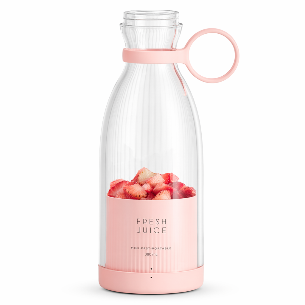 Mobile Blender for Juicing On-the-Go Pink