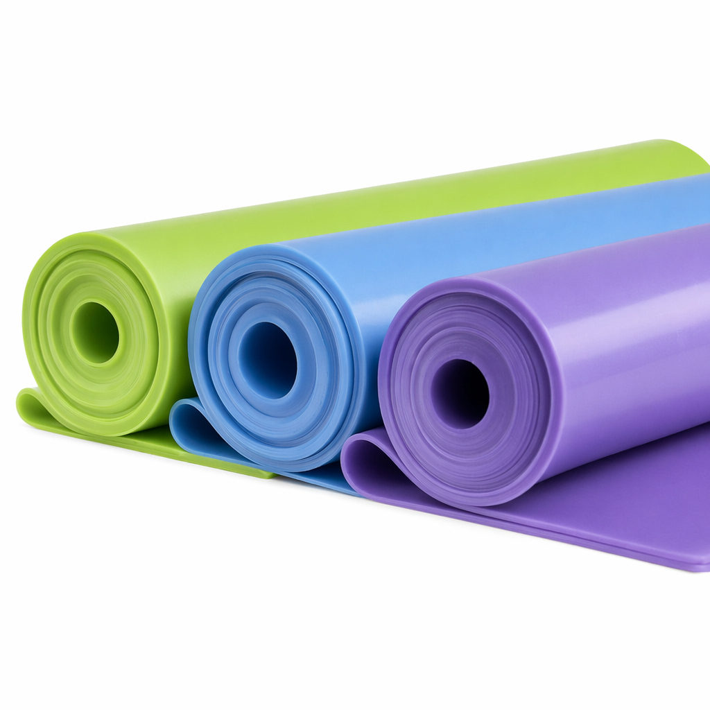 3-Piece Elastic Stretch Band for Exercise and Flexibility Blue