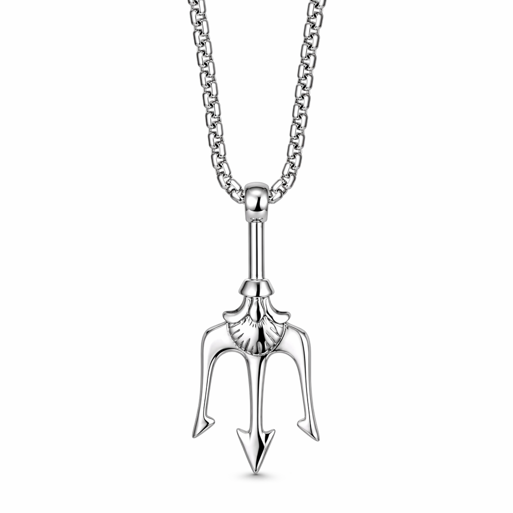 Trident Necklace - Sea King Edition Silver