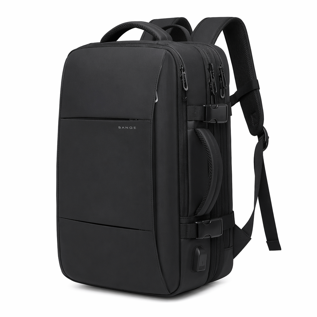 High Quality Waterproof Multilayer Backpack - 37L Capacity with Adjustable Fit Black