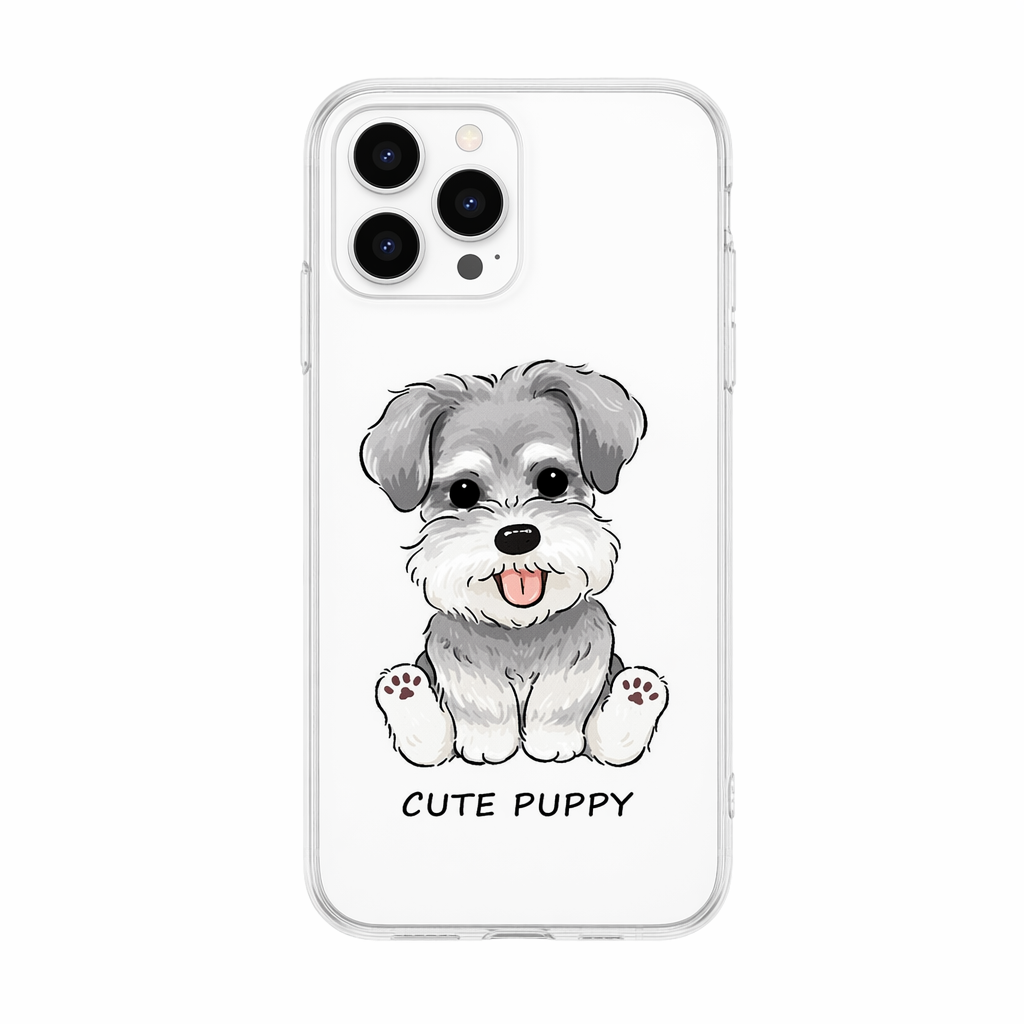 Cute Puppy TPU Phone Case D