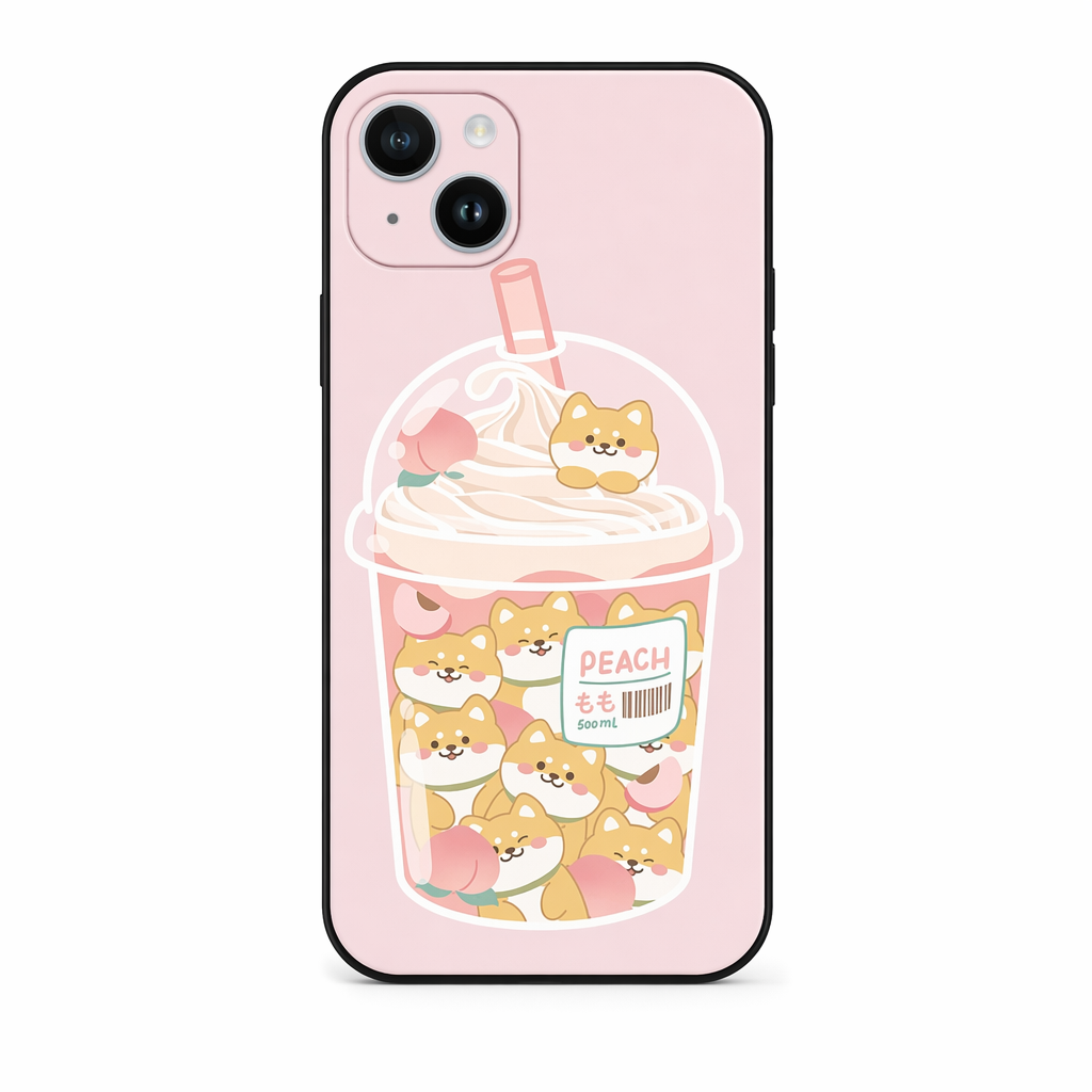 Boba Animal Phone Cases with Customizable Cutouts D