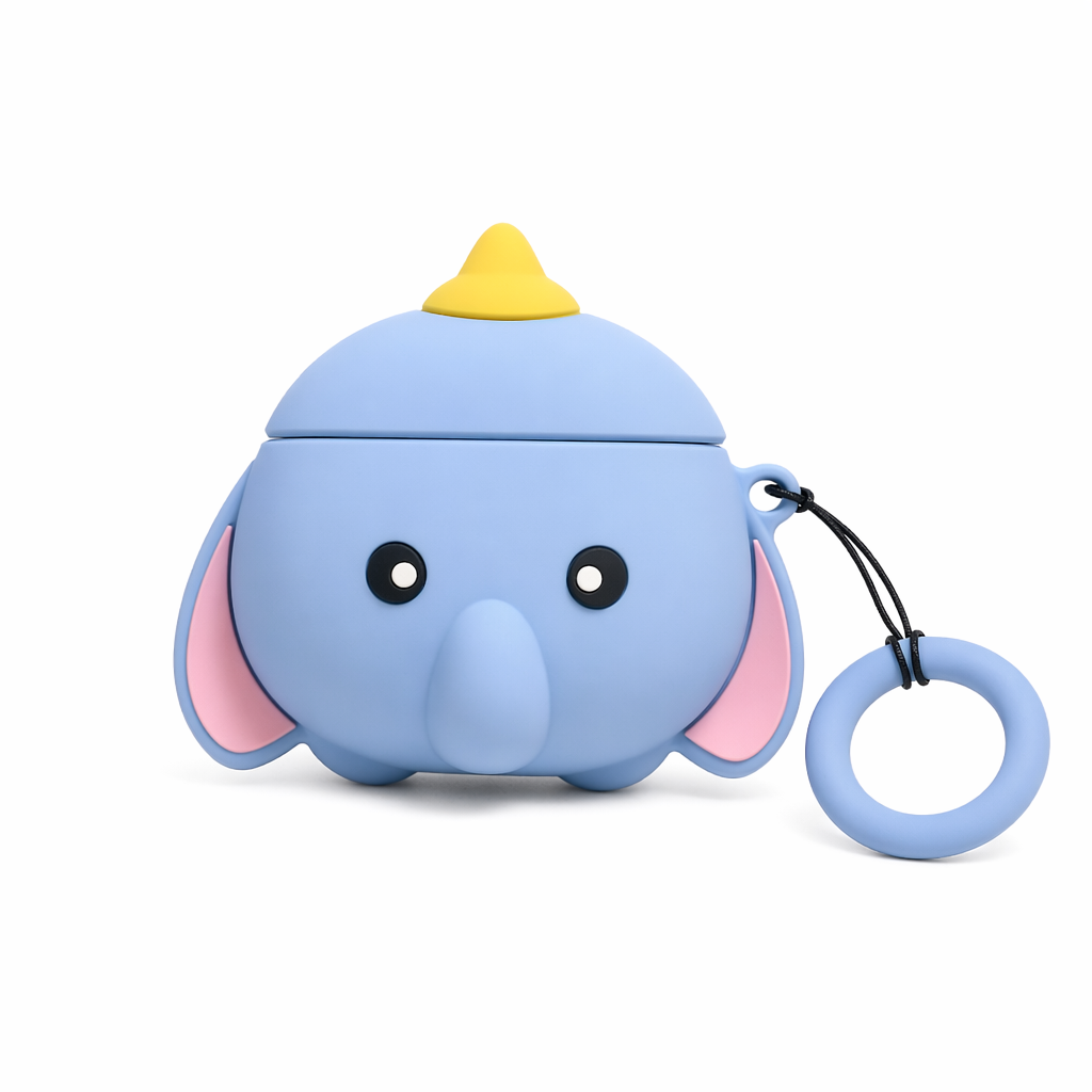 Silicone Airpods Case with Cartoon Design 4