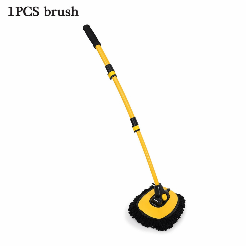 Expandable Microfiber Cleaning Set for Vehicle Yellow