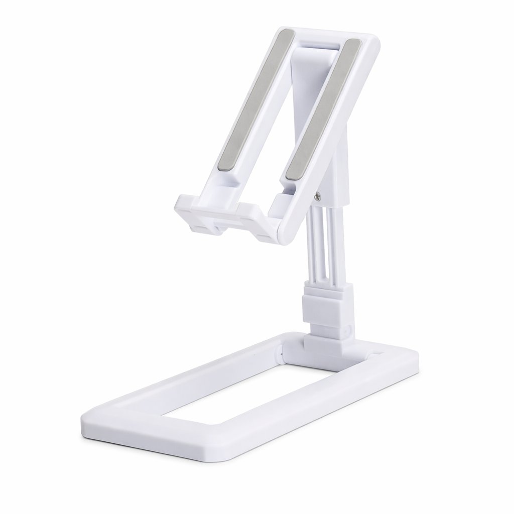 Mobile Phone Stand - Foldable and Portable White