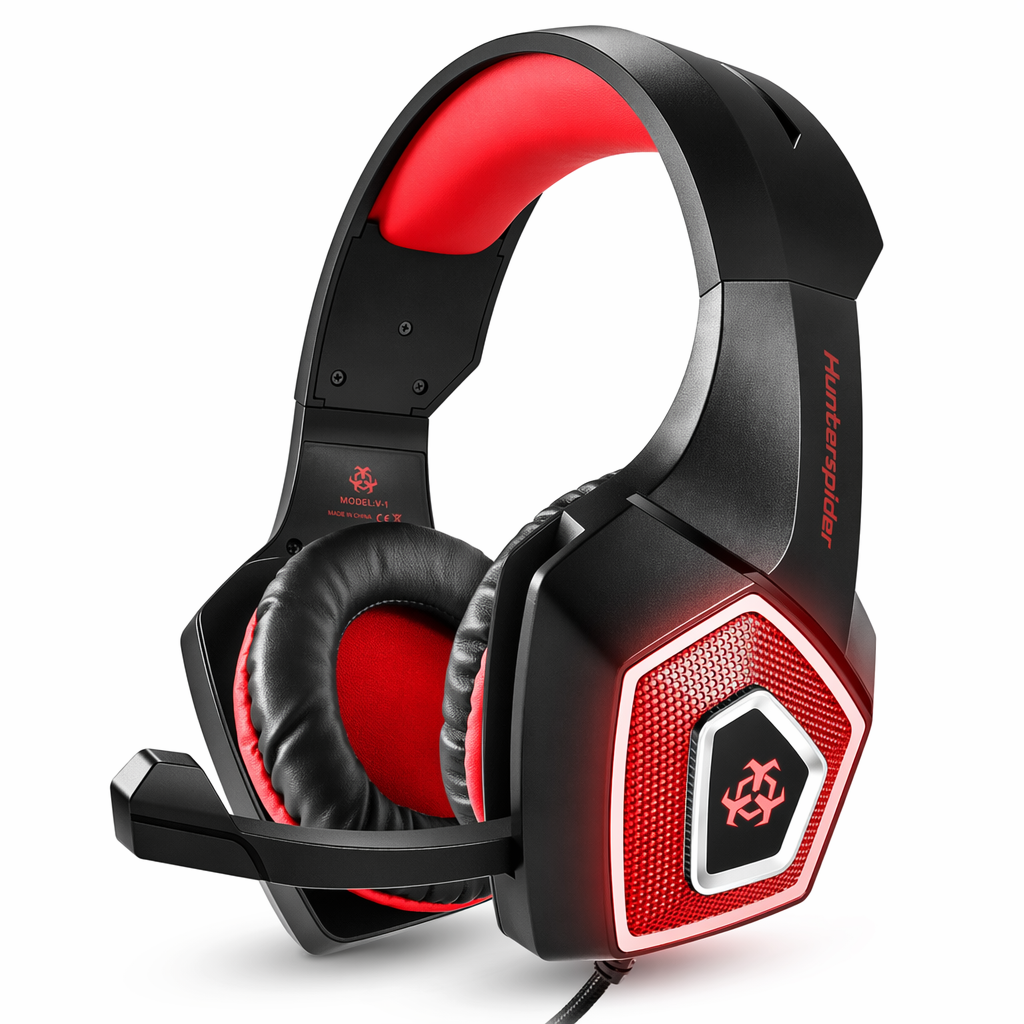 Stereo RGB Gaming Headset with Microphone - Dragon G3X Edition Red
