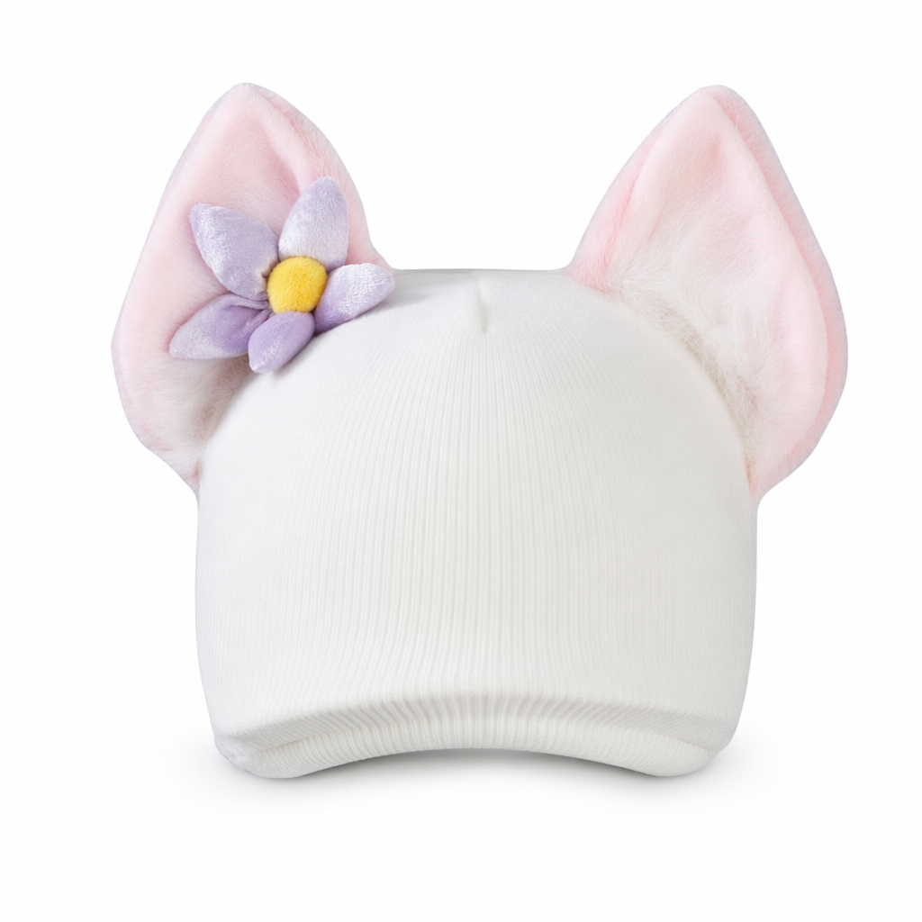 Helmet Rizz Bear - Fun Helmet Cover White