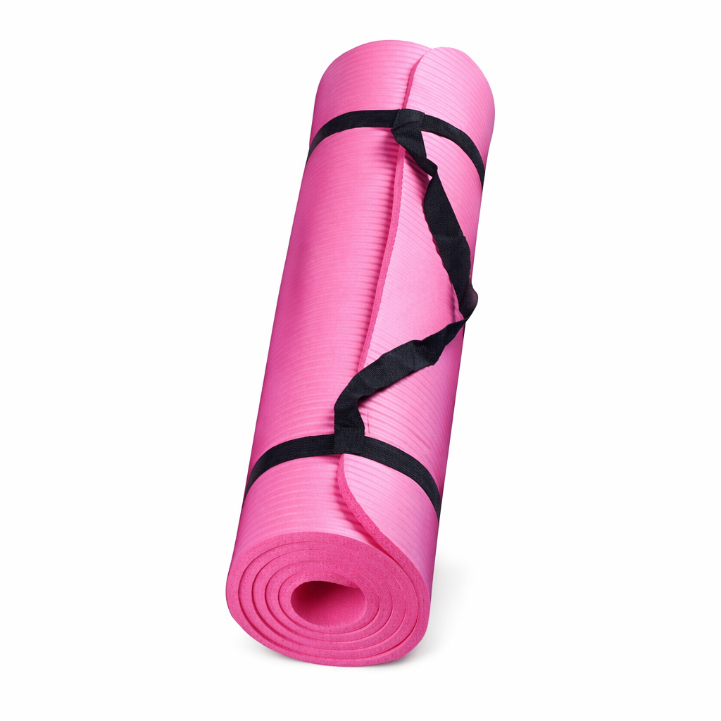 Extra-Large Non-Slip Yoga Exercise Mat Pink