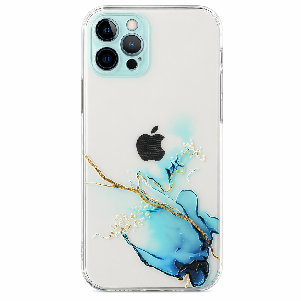 Vibrant Flexible Silicone iPhone Case Blue