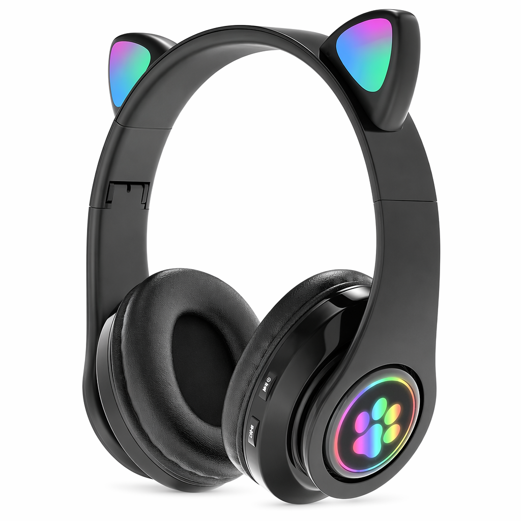Kitty Bluetooth Headset: Colors, HiFi, Mic Black