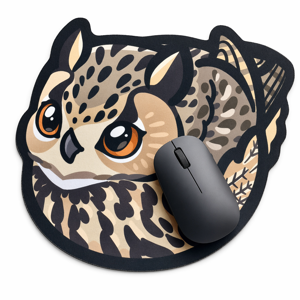 Chibi Bird Mouse Pads: Avian Charm D