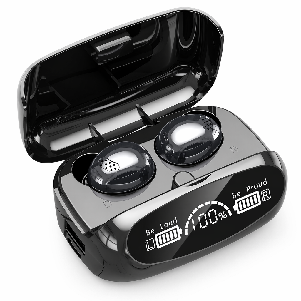 32MAX Dragon Touch Bluetooth Earbuds Black