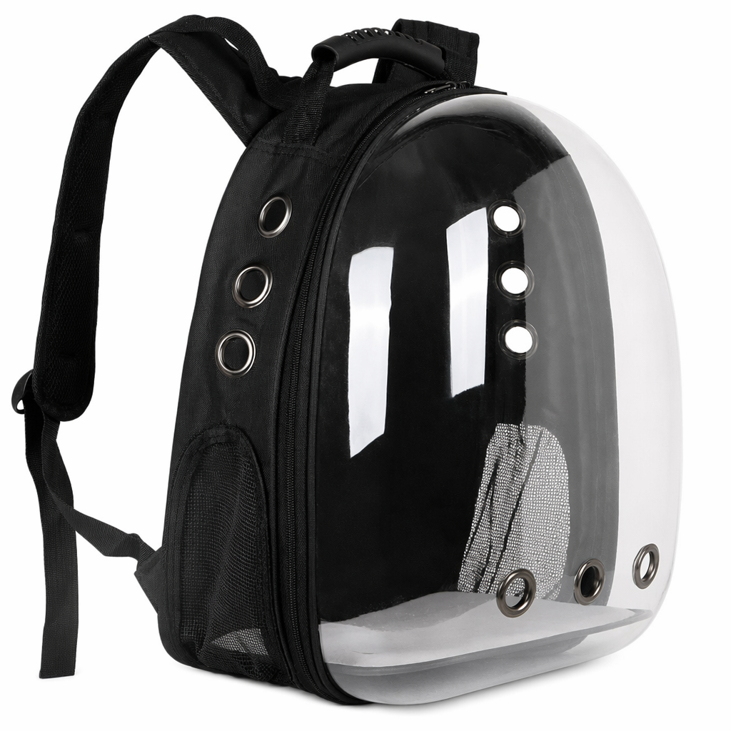 Transparent Cat Carrier with Enhanced Airflow Clear