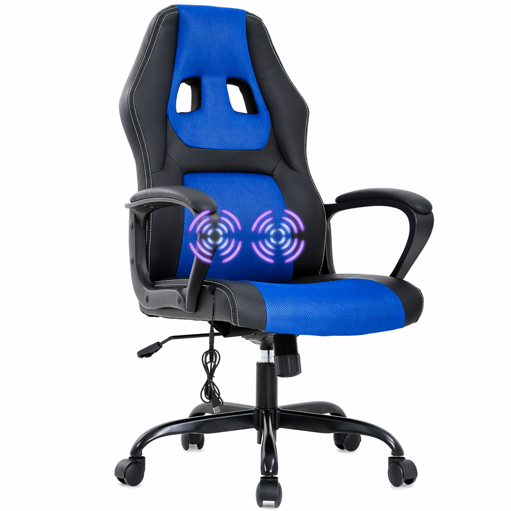 Massage Chair for Comfortable Work and Play Blue