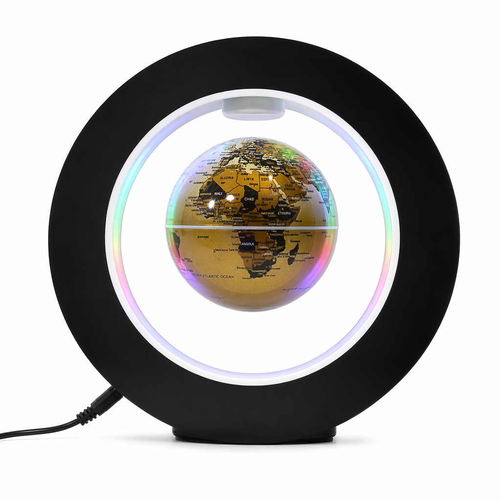 LED Light Magnetic Levitating Globe blue