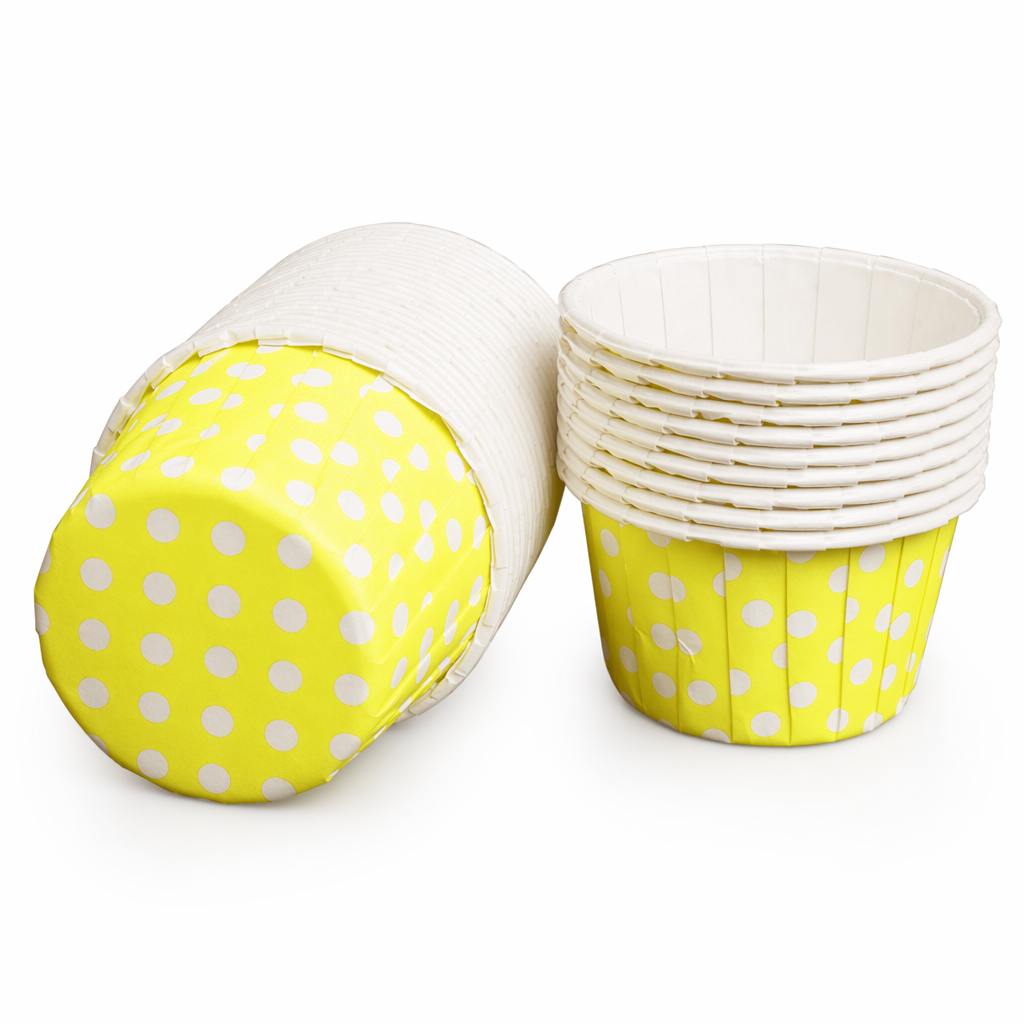 200 Pieces of Heat-Resistant Wholesale Cake Baking Cups Yellow
