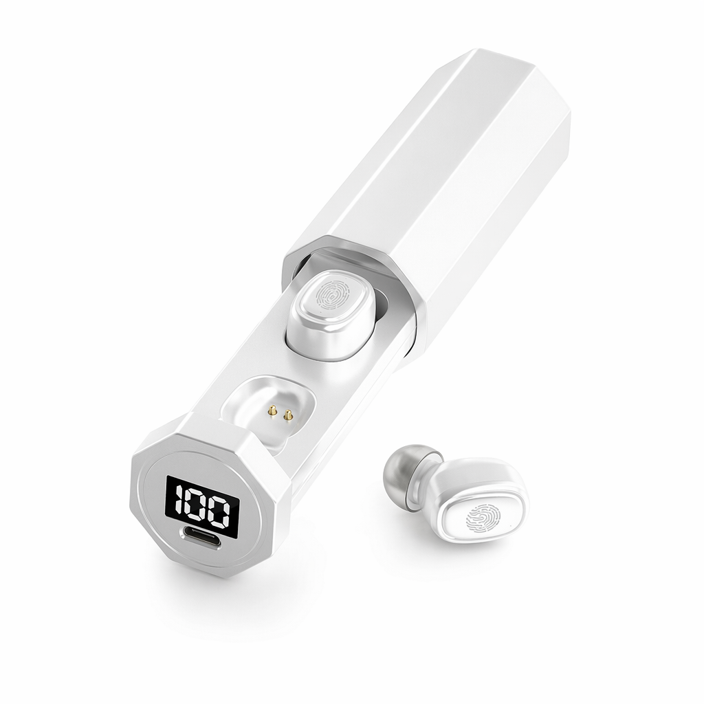 Wireless HiFi Earbuds - BT9X Ninja Dragons Pro Edition with Bluetooth 5.0 White