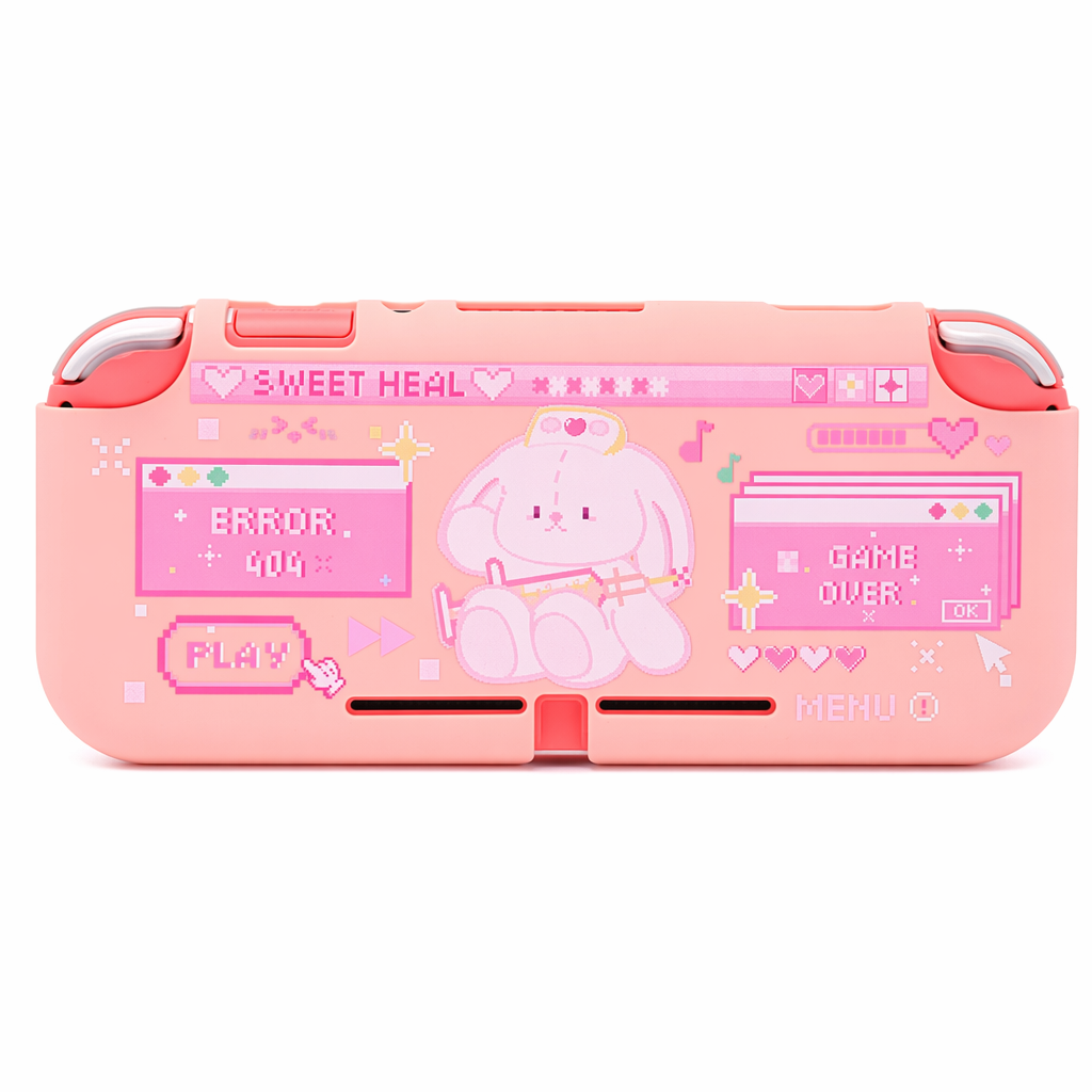 Kawaii Bunny and Bear Switch Lite Case B