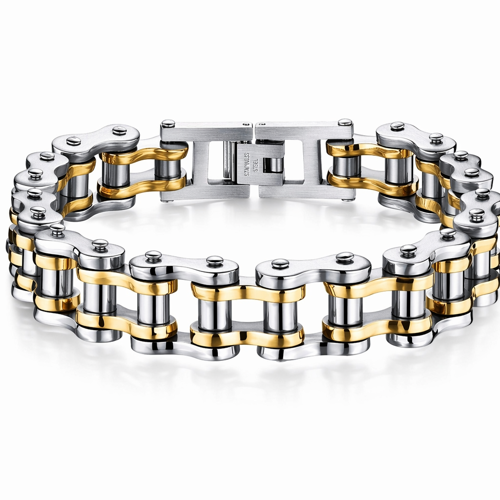 Chain Bracelet for Bicycles Gold