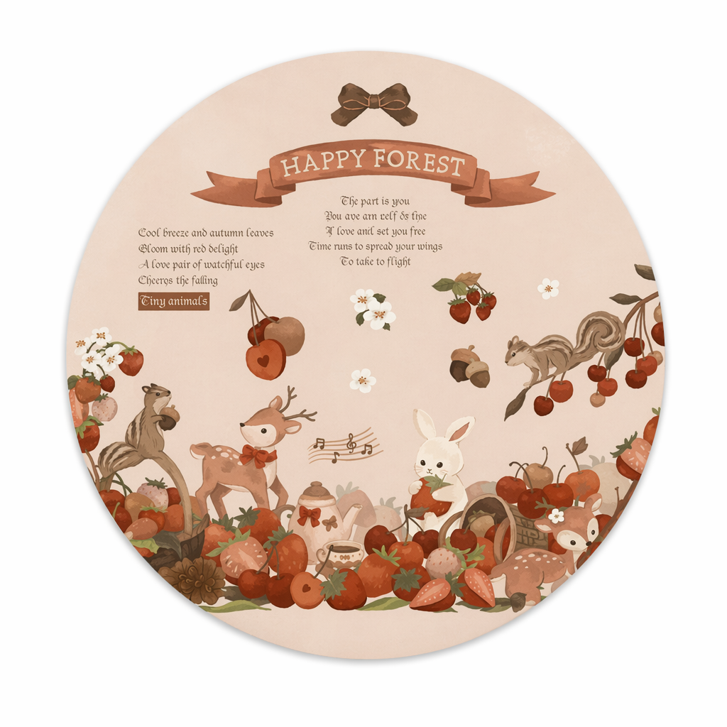 Aesthetic Animal Mouse Pad: Enchanted Sensory Bliss D