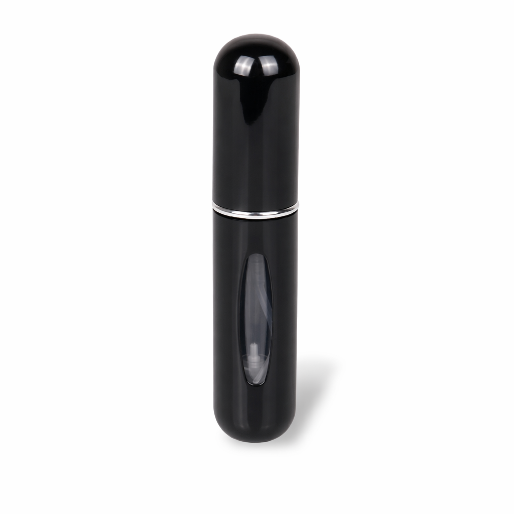 Refillable Travel Perfume Bottles (Set of 2) Black