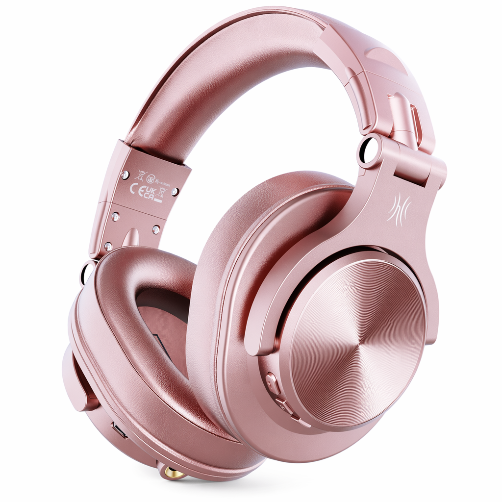 Wireless Fusion Headphones with Bluetooth Connectivity Rose Gold