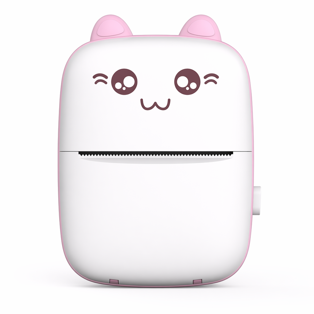 Portable Stickers Pocket Printer: Print Memories Instantly Pink