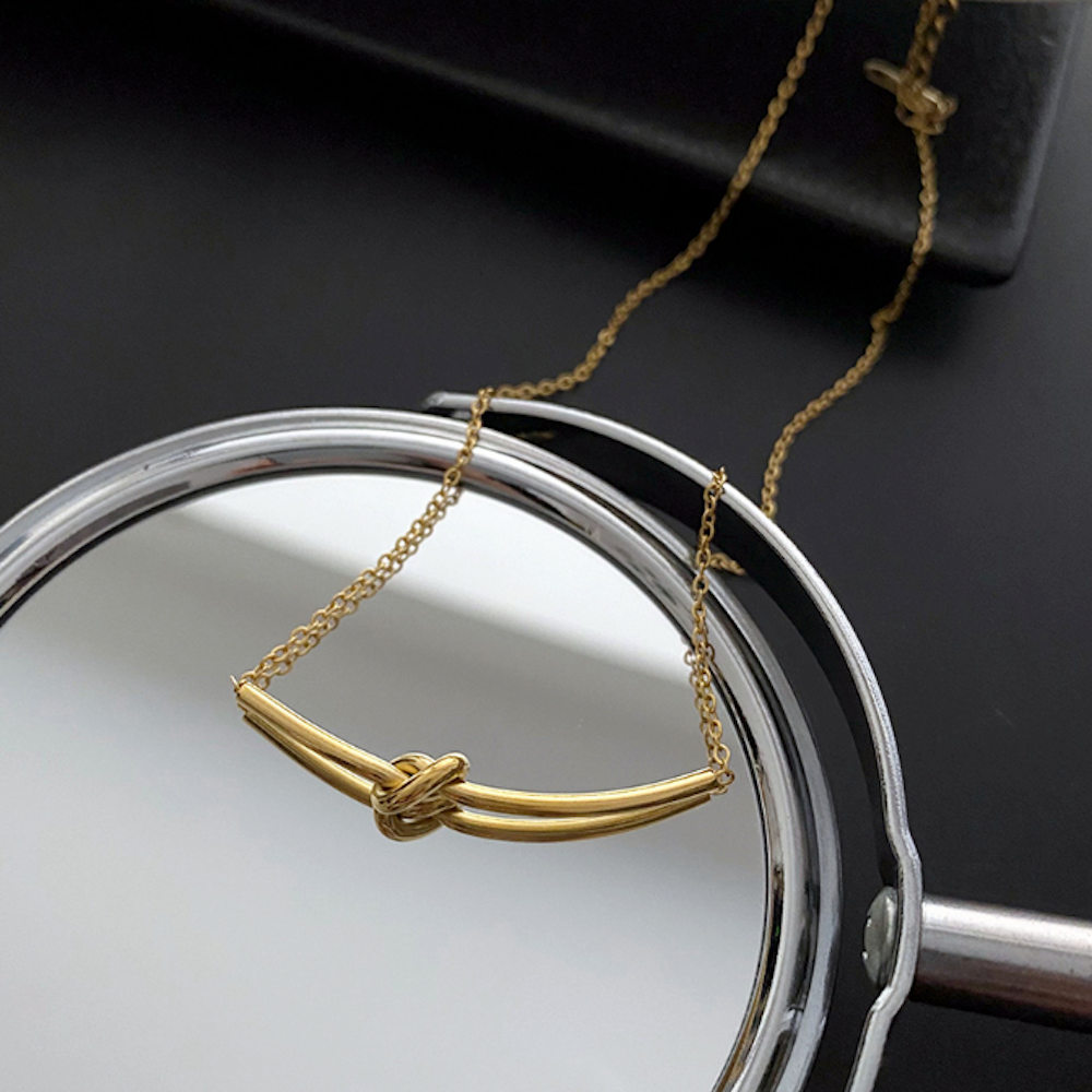 Knot Tying Necklace for Women