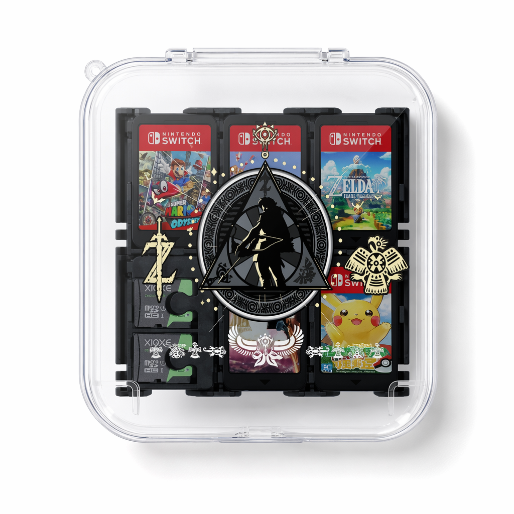 Transparent Switch Game Card Holder F