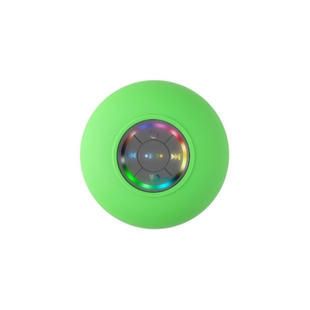 Compact Waterproof Bluetooth Speaker with RGB Lighting