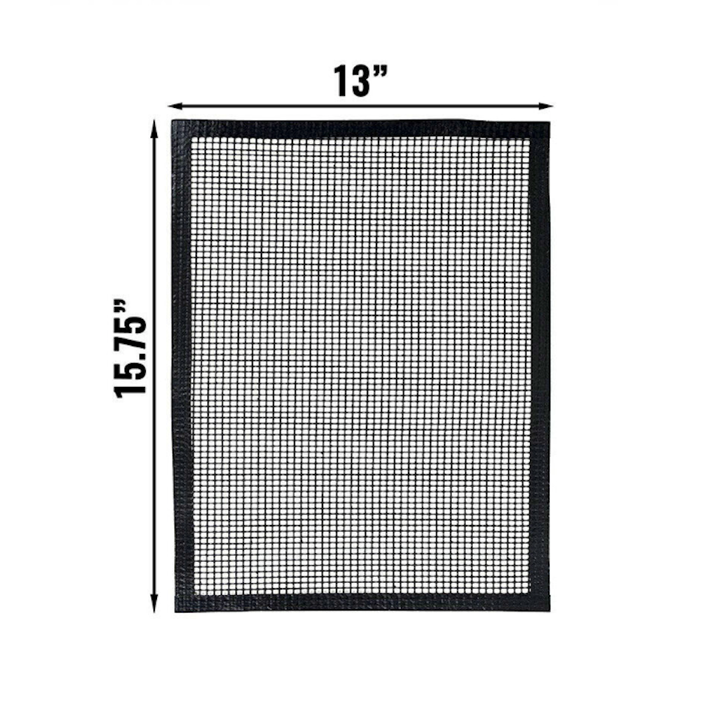 4 Pack of Durable Non-Stick BBQ Grill Mesh - Reusable