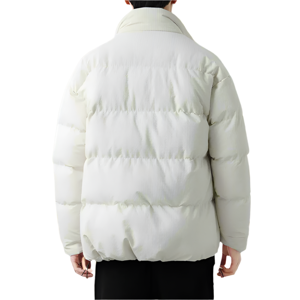 Houndstooth Quilted Jacket for Men