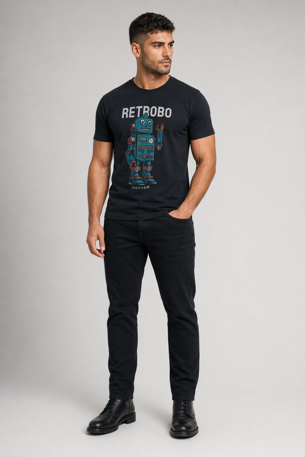 Vintage Men's Tee Shirt Black