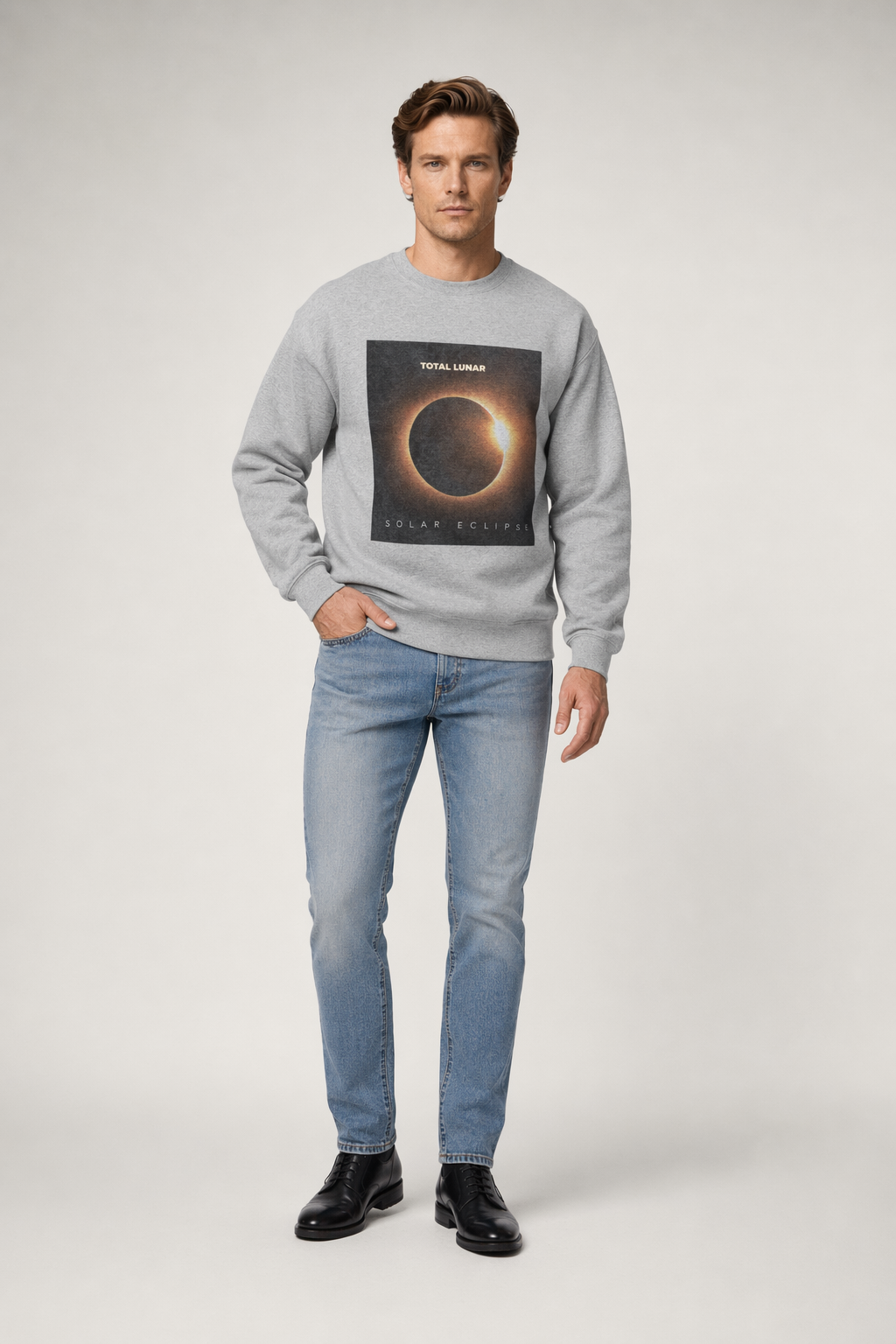 Lunar Space Men's Sweatshirt - Complete Sport Grey