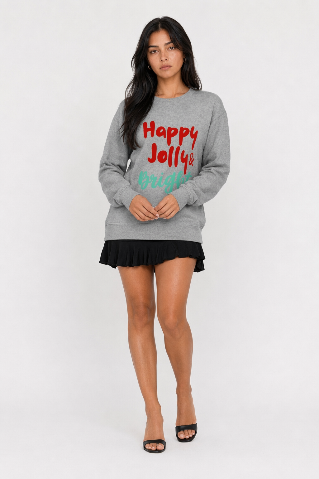 Women's Joyful and Vibrant Sweatshirt Sport Grey