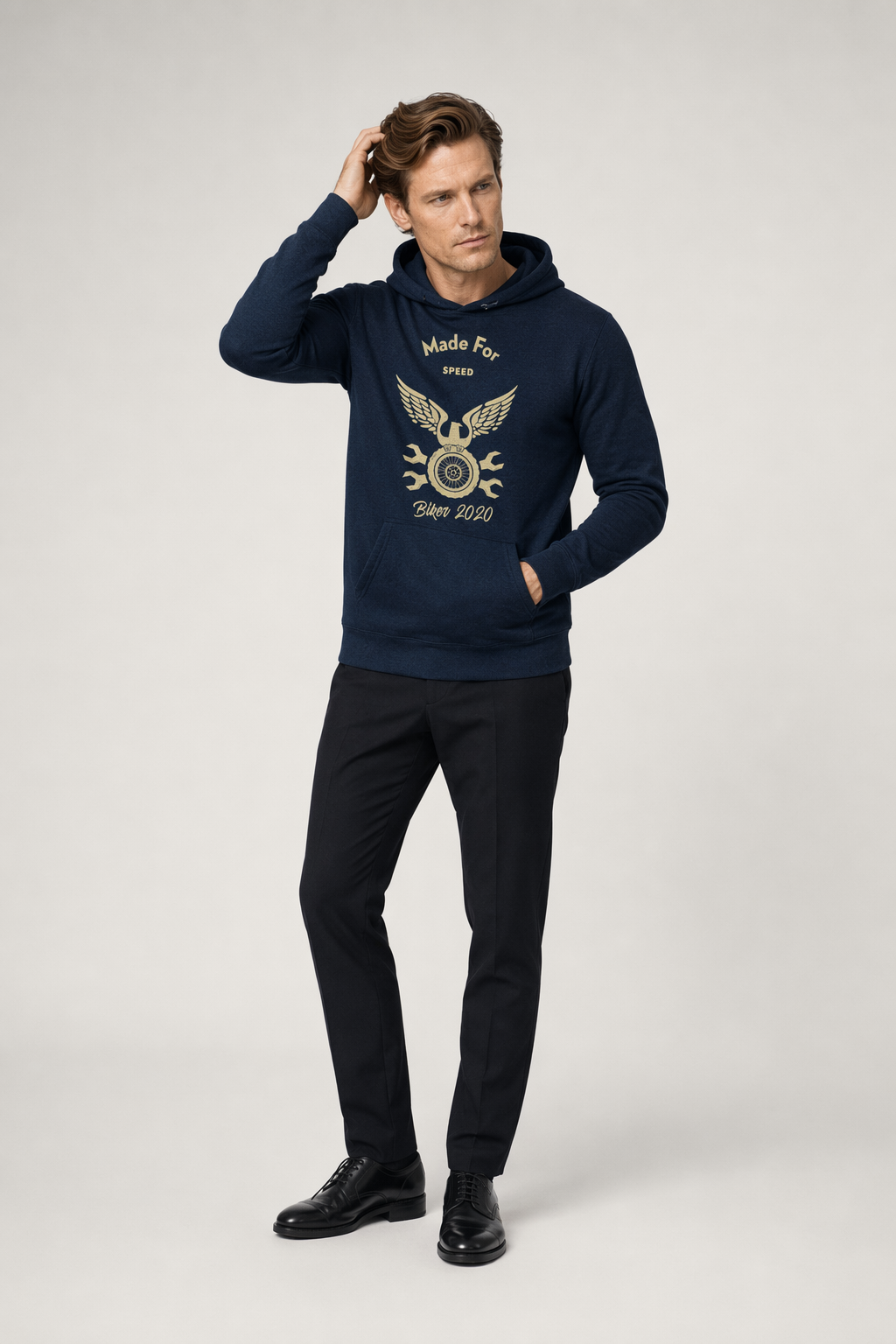 Speedy Hooded Sweatshirt: A Title Revision Navy