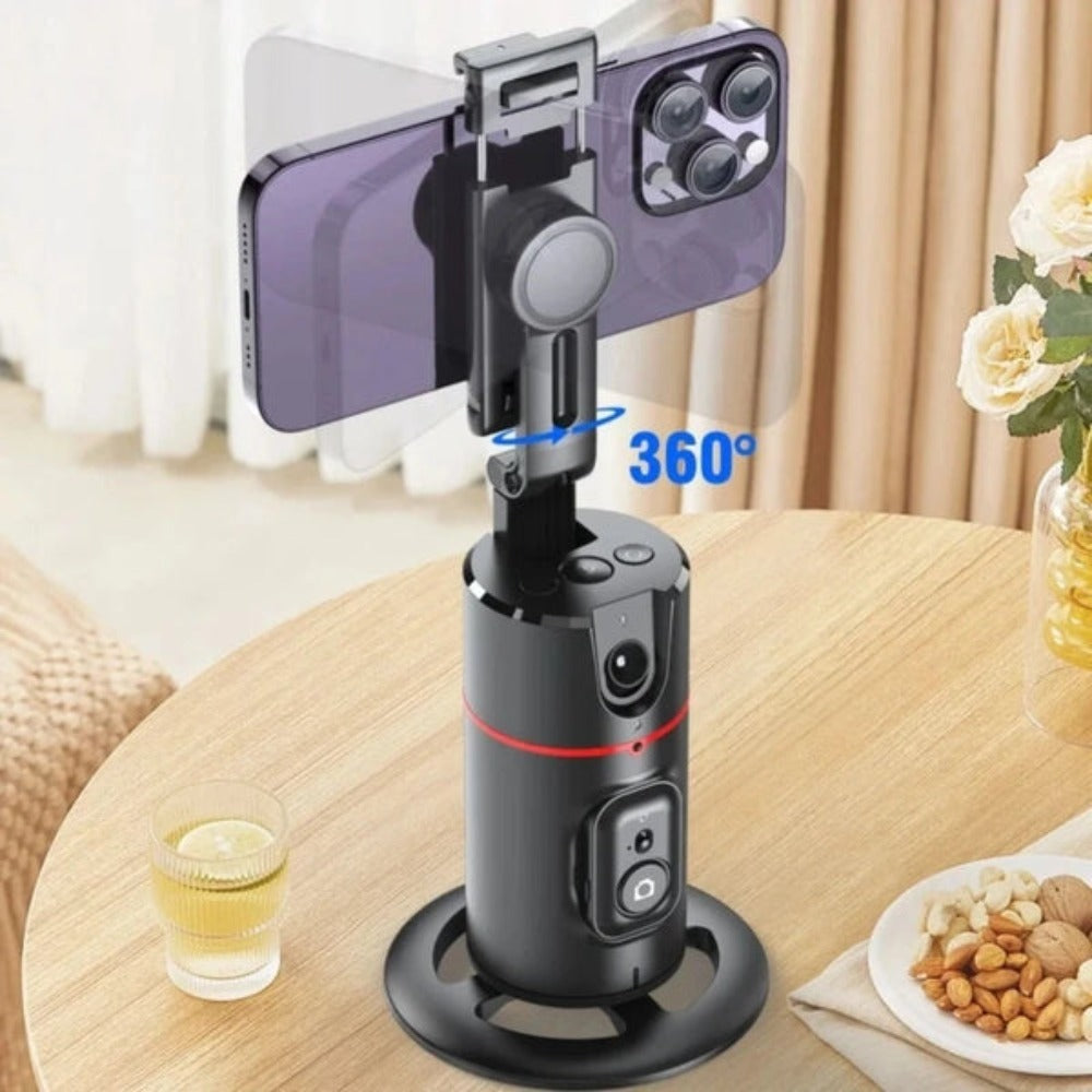 SmartTrack Stabilizer: Precise Facial Tracking with Detachable Selfie Light